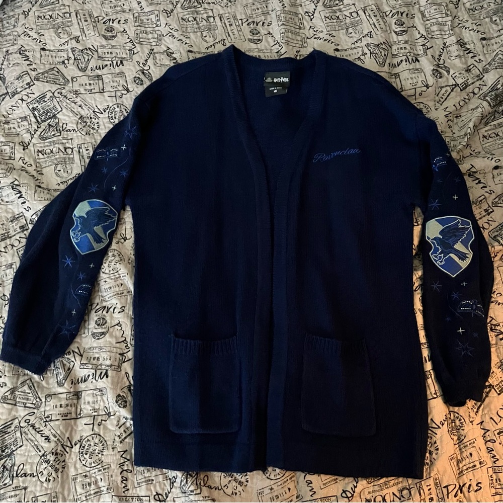 Harry Potter Ravenclaw Oversized Girls Open Cardigan